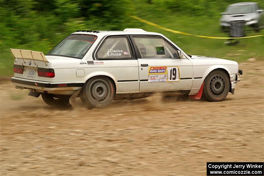 Elena Huizar / Julienne Ciacico BMW 325i on SS3, Woodtick Hollow.