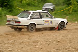 Elena Huizar / Julienne Ciacico BMW 325i on SS3, Woodtick Hollow.