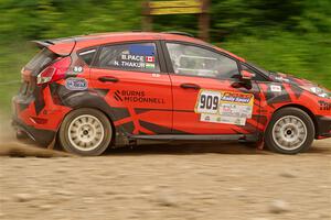 Nikhil Thakur / Brandon Pace Ford Fiesta ST on SS3, Woodtick Hollow.