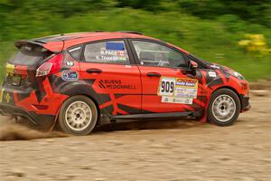 Nikhil Thakur / Brandon Pace Ford Fiesta ST on SS3, Woodtick Hollow.