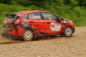 Nikhil Thakur / Brandon Pace Ford Fiesta ST on SS3, Woodtick Hollow.