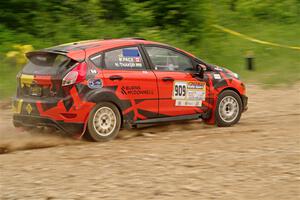 Nikhil Thakur / Brandon Pace Ford Fiesta ST on SS3, Woodtick Hollow.