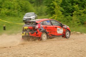 Nikhil Thakur / Brandon Pace Ford Fiesta ST on SS3, Woodtick Hollow.