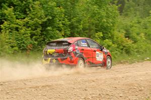 Nikhil Thakur / Brandon Pace Ford Fiesta ST on SS3, Woodtick Hollow.