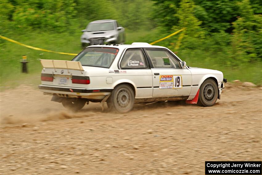 Elena Huizar / Julienne Ciacico BMW 325i on SS3, Woodtick Hollow.