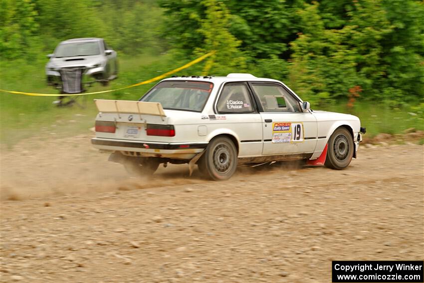 Elena Huizar / Julienne Ciacico BMW 325i on SS3, Woodtick Hollow.