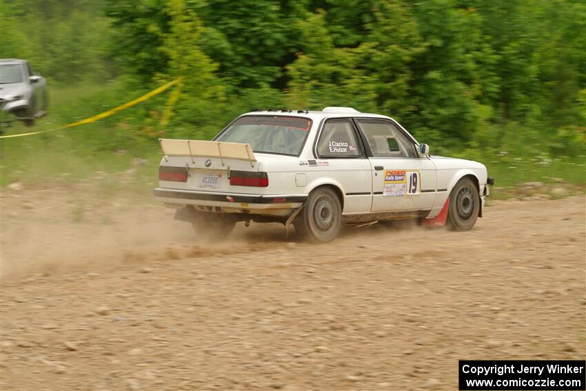 Elena Huizar / Julienne Ciacico BMW 325i on SS3, Woodtick Hollow.