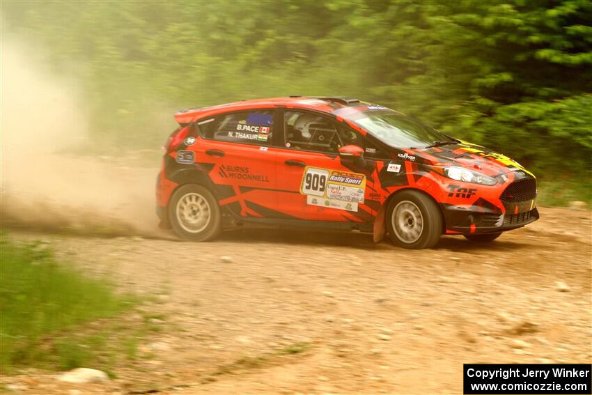 Nikhil Thakur / Brandon Pace Ford Fiesta ST on SS3, Woodtick Hollow.