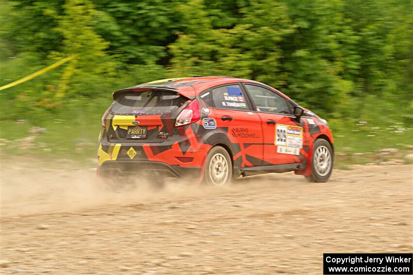 Nikhil Thakur / Brandon Pace Ford Fiesta ST on SS3, Woodtick Hollow.