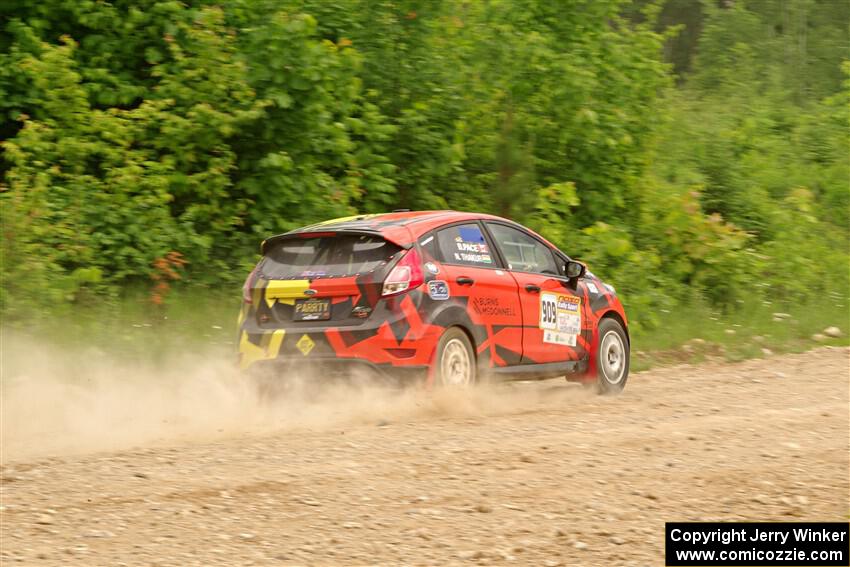 Nikhil Thakur / Brandon Pace Ford Fiesta ST on SS3, Woodtick Hollow.