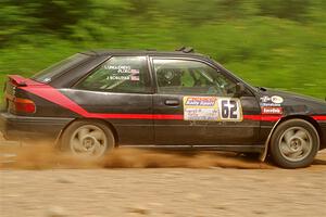Joe Boburka / Elizabeth Unglenieks-Ploeg Ford Escort on SS3, Woodtick Hollow.