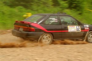 Joe Boburka / Elizabeth Unglenieks-Ploeg Ford Escort on SS3, Woodtick Hollow.