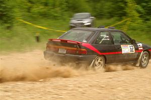 Joe Boburka / Elizabeth Unglenieks-Ploeg Ford Escort on SS3, Woodtick Hollow.