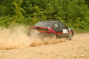 Joe Boburka / Elizabeth Unglenieks-Ploeg Ford Escort on SS3, Woodtick Hollow.