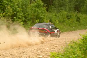Joe Boburka / Elizabeth Unglenieks-Ploeg Ford Escort on SS3, Woodtick Hollow.