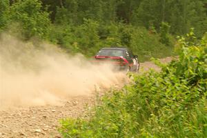 Joe Boburka / Elizabeth Unglenieks-Ploeg Ford Escort on SS3, Woodtick Hollow.