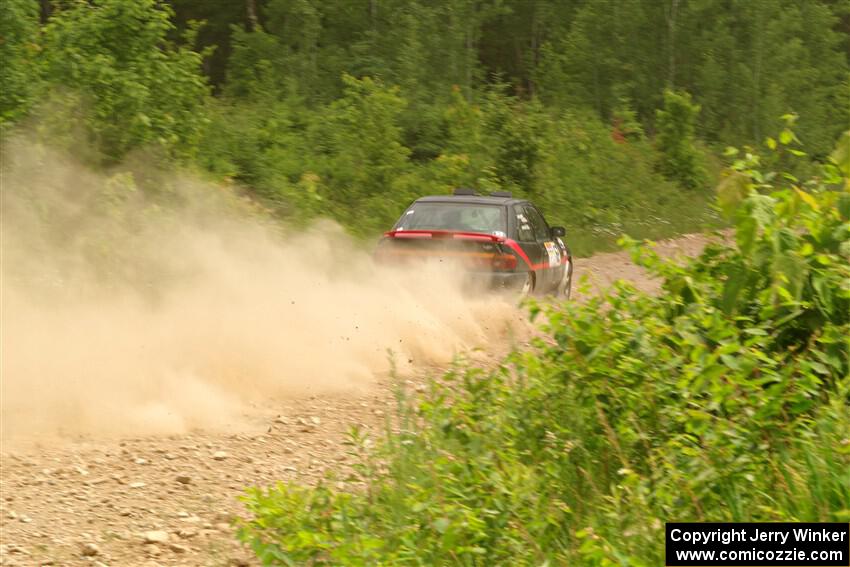 Joe Boburka / Elizabeth Unglenieks-Ploeg Ford Escort on SS3, Woodtick Hollow.