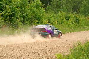 Maegan Burkart / Joanna Seaman Honda CRX Si on SS3, Woodtick Hollow.