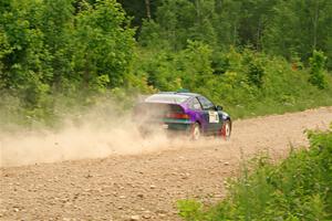Maegan Burkart / Joanna Seaman Honda CRX Si on SS3, Woodtick Hollow.