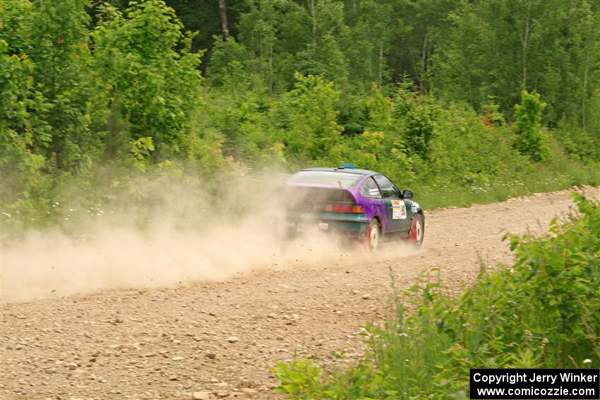 Maegan Burkart / Joanna Seaman Honda CRX Si on SS3, Woodtick Hollow.