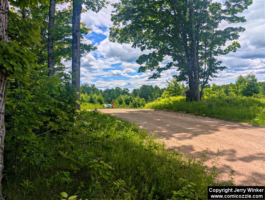 The glorious day and main intersection prior to the running of SS4, Hollow Woodtick.