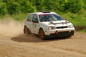 John Gusmano / Zack Goldstein VW GTI on SS4, Hollow Woodtick.