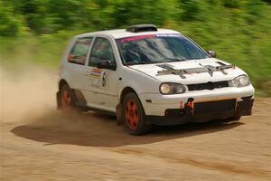John Gusmano / Zack Goldstein VW GTI on SS4, Hollow Woodtick.