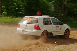 John Gusmano / Zack Goldstein VW GTI on SS4, Hollow Woodtick.