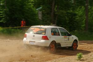 John Gusmano / Zack Goldstein VW GTI on SS4, Hollow Woodtick.