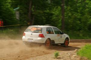 John Gusmano / Zack Goldstein VW GTI on SS4, Hollow Woodtick.