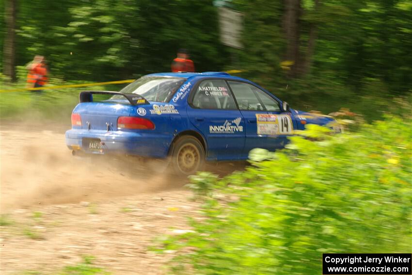 Connor Himes / Aleut Hatfield Subaru Impreza on SS4, Hollow Woodtick.