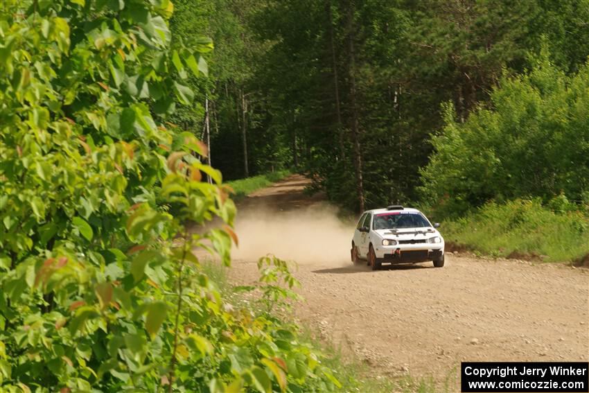 John Gusmano / Zack Goldstein VW GTI on SS4, Hollow Woodtick.