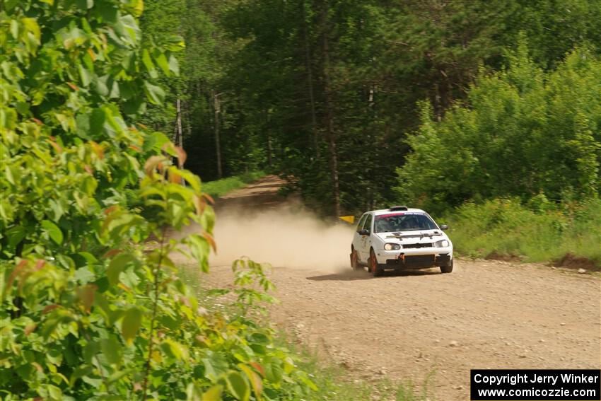 John Gusmano / Zack Goldstein VW GTI on SS4, Hollow Woodtick.