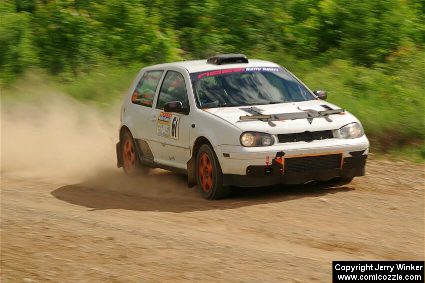 John Gusmano / Zack Goldstein VW GTI on SS4, Hollow Woodtick.