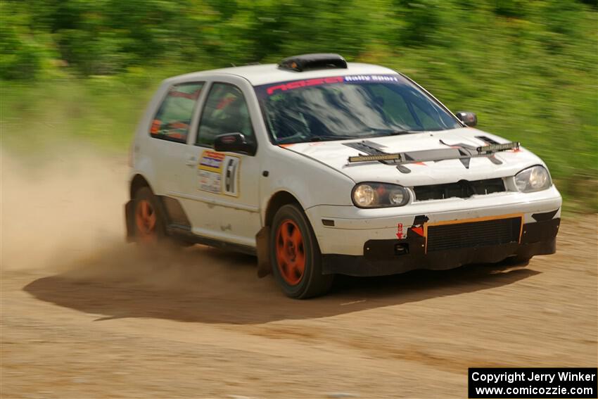 John Gusmano / Zack Goldstein VW GTI on SS4, Hollow Woodtick.