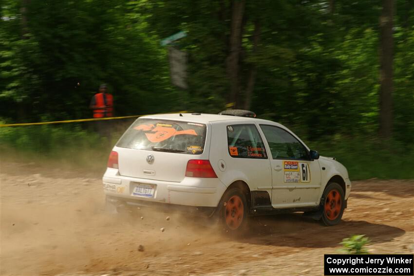 John Gusmano / Zack Goldstein VW GTI on SS4, Hollow Woodtick.