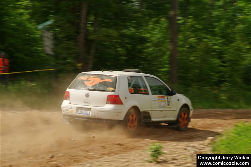 John Gusmano / Zack Goldstein VW GTI on SS4, Hollow Woodtick.