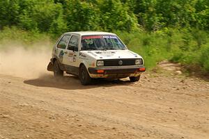 Heath Shively / Shanti Witt VW Golf on SS4, Hollow Woodtick.
