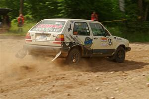 Heath Shively / Shanti Witt VW Golf on SS4, Hollow Woodtick.