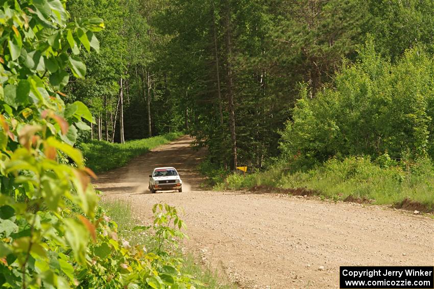 Heath Shively / Shanti Witt VW Golf on SS4, Hollow Woodtick.