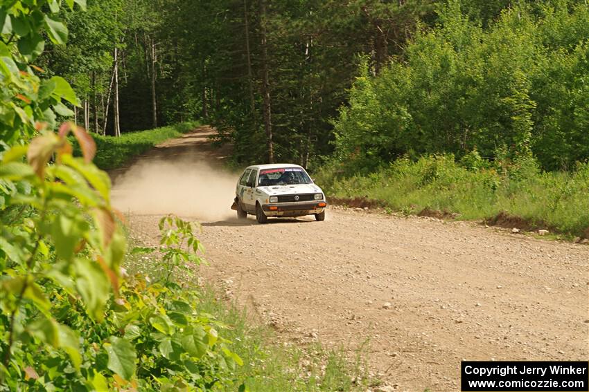Heath Shively / Shanti Witt VW Golf on SS4, Hollow Woodtick.