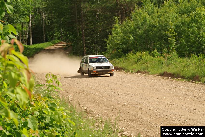 Heath Shively / Shanti Witt VW Golf on SS4, Hollow Woodtick.