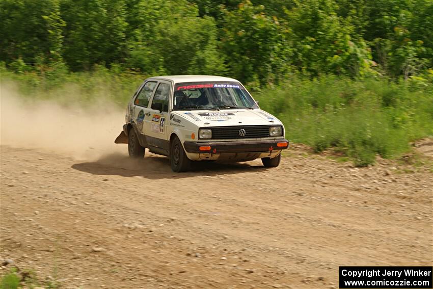 Heath Shively / Shanti Witt VW Golf on SS4, Hollow Woodtick.
