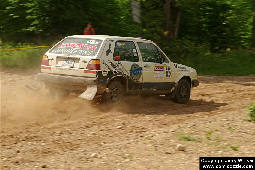 Heath Shively / Shanti Witt VW Golf on SS4, Hollow Woodtick.