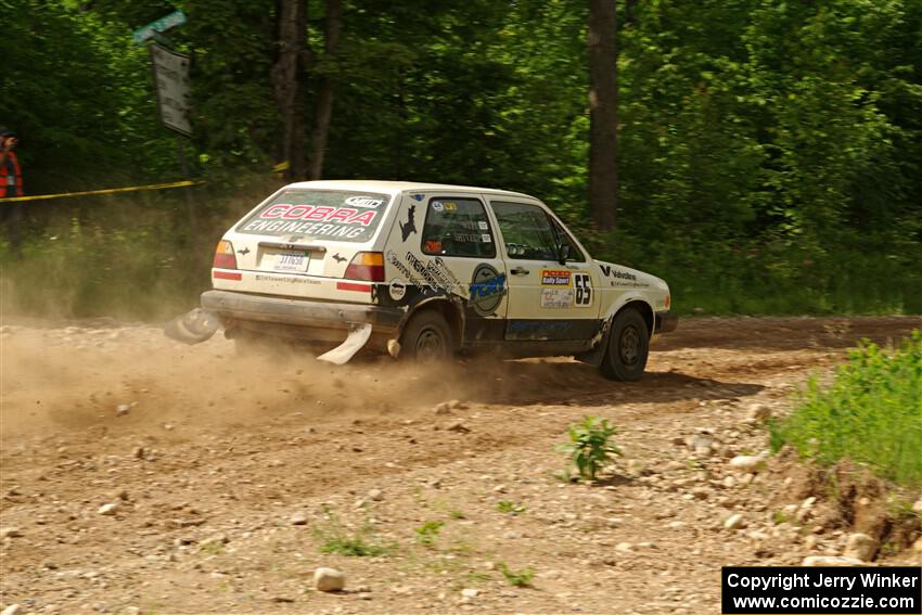 Heath Shively / Shanti Witt VW Golf on SS4, Hollow Woodtick.
