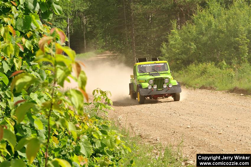 Mike Purzycki / Matt Wernette Jeep Scrambler on SS4, Hollow Woodtick.