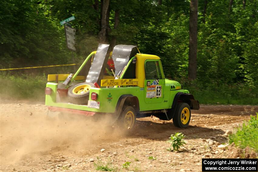 Mike Purzycki / Matt Wernette Jeep Scrambler on SS4, Hollow Woodtick.