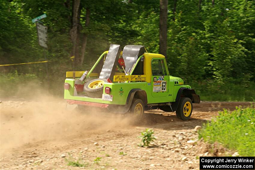 Mike Purzycki / Matt Wernette Jeep Scrambler on SS4, Hollow Woodtick.