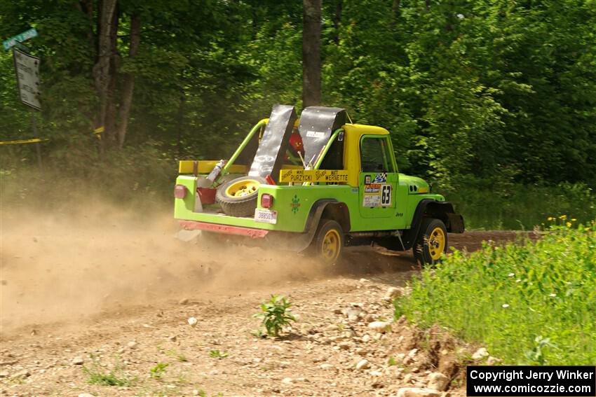 Mike Purzycki / Matt Wernette Jeep Scrambler on SS4, Hollow Woodtick.