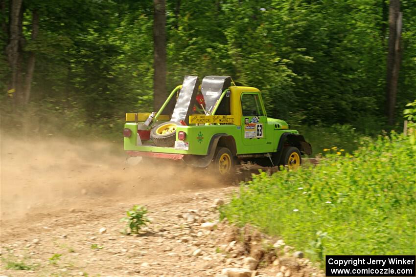 Mike Purzycki / Matt Wernette Jeep Scrambler on SS4, Hollow Woodtick.